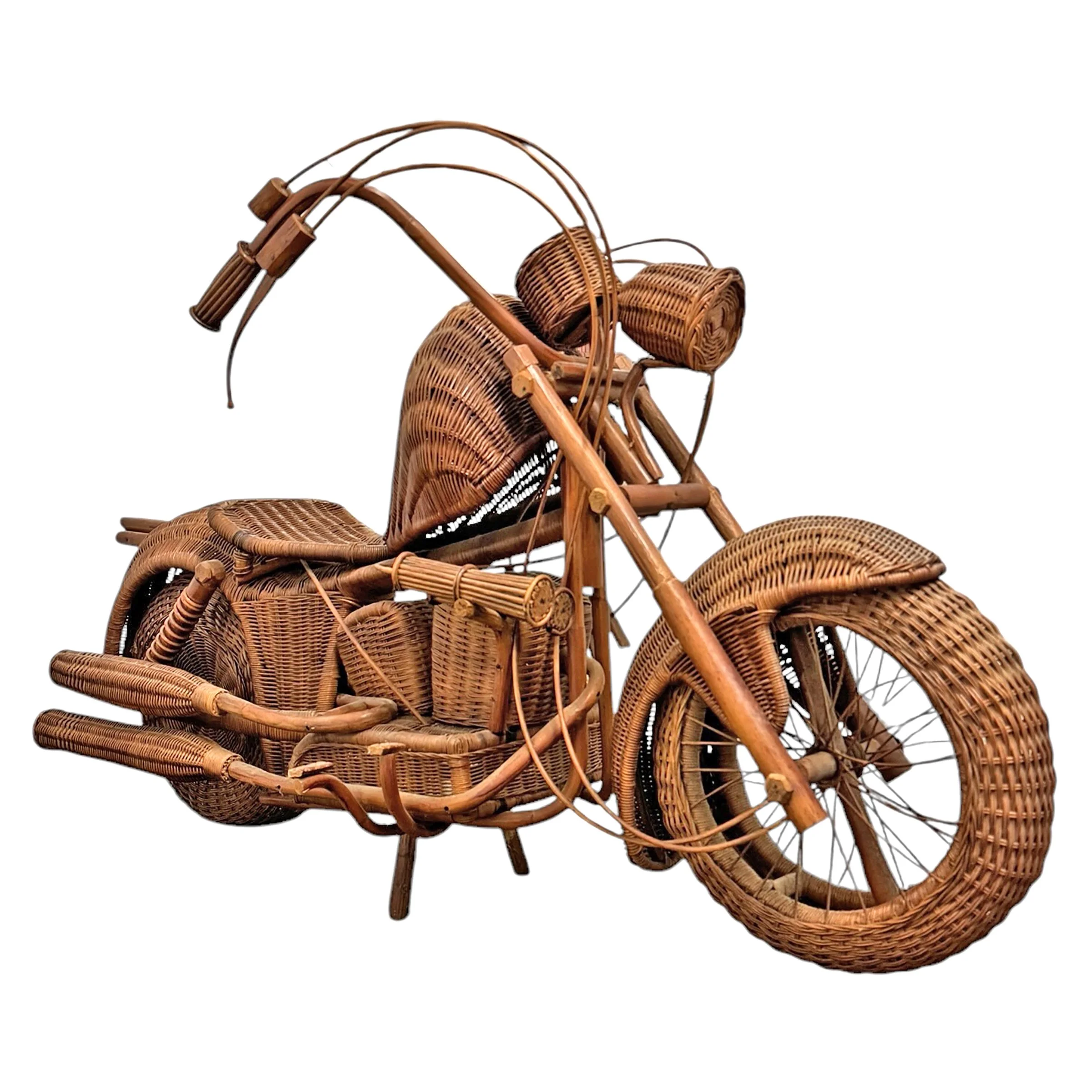 Wicker's bike【バイク】 Woven Wicker Motorcycle by Tom Dixon